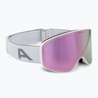 Vaikiški slidinėjimo akiniai Alpina Fernie Q-Lite white matt/rose