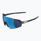 Saulės akiniai Alpina Turbo Air Q-Lite black matt/blue mirror/pink