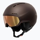Snieglenčių šalmas Alpina Vizzard Q-Lite ox brown att