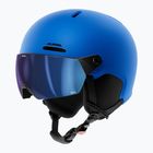 Vaikiškas slidinėjimo šalmas Alpina Zupo 2 Visor Q-Lite blue matt