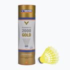 Badmintono skraidukai VICTOR Nylon Shuttle 2000 fast 6 vnt. yellow