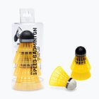 Badmintono plunksniukai VICFUN Shock Tube 3 vnt. oranžinės spalvos