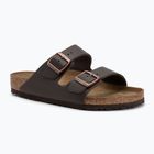 Šlepetės BIRKENSTOCK Arizona NL Regular dark brown