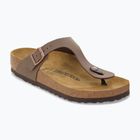 Šlepetės per pirštą BIRKENSTOCK Gizeh Birkibuc mocca