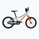 PUKY LS Pro 16 sidabro ir oranžinės spalvos dviratis 4420