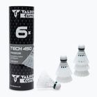 Talbot-Torro Tech 450 badmintono raketės, Premium Nylon 6 vnt., baltos spalvos 469282