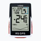 VDO R5 GPS viršutinio laikiklio rinkinys - dviračių skaitiklis juodai baltas 64051