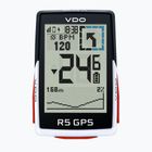 VDO R5 GPS pilnas jutiklių rinkinys dviračių skaitiklis juodai baltas 64052