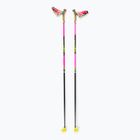 Lygumų slidinėjimo lazdos LEKI PRC 750 neon pink/ neon yellow/ black