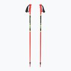 Vaikiškos slidinėjimo lazdos LEKI Racing bright red/ black/ neon yellow