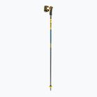 Slidinėjimo lazdos LEKI Spitfire 3D denim blue/ aegean blue/ mustard yellow