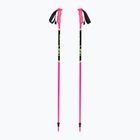 Vaikiškos slidinėjimo lazdos LEKI Racing neon pink/ black/ neon yellow