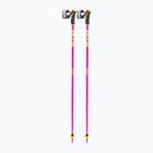 Slidinėjimo lazdos LEKI Spitfire 3D neon magenta/neon yellow/berry