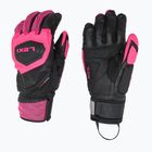 Moteriškos slidininkų pirštinės LEKI WCR Venom SL 3D black/ pink
