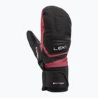 Vaikiškos slidininkų pirštinės LEKI Griffin 3D Junior Mitt black/ rose