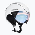 Slidinėjimo šalmas CASCO SP-2 Photomatic Visor struktūrinis baltas blizgus