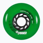 Powerslide Spinner 80mm/88A riedučių ratai 4 vnt. žali 905387