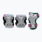 Vaikiškų apsaugų rinkinys Powerslide Kids Pro Set grey/pink
