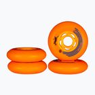 Riedučių ratukai Powerslide King of Slides 4 pcs. 80 mm/90A orange/orange