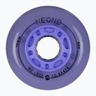 Riedučių ratukai Powerslide Neons LED 76 mm/85A 4 pcs. lilac