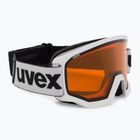 Slidinėjimo akiniai UVEX Athletic LGL white/lasergold lite rose 55/0/522/2130