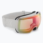 Slidinėjimo akiniai UVEX Compact V white/mirror rainbow variomatic 55/0/142/10