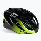 UVEX Boss Race dviratininko šalmas juodas/geltonas S4102292015