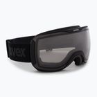 Slidinėjimo akiniai UVEX Downhill 2100 VPX black mat/variomatic polavision 55/0/390/2030