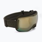 Slidinėjimo akiniai UVEX Downhill 2100 CV croco matiniai/veidrodiniai auksiniai colorvision žali 55/0/392/80
