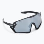 UVEX Sportstyle 231 pilki, juodi, matiniai, veidrodiniai, sidabriniai dviratininko akiniai S5320652506