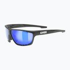 Akiniai nuo saulės UVEX Sportstyle 706 black matt/mirror blue