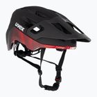 Dviračių šalmas UVEX React MIPS black/ruby red matt