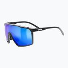 Akiniai nuo saulės UVEX Mtn Perform S black matt/mirror blue