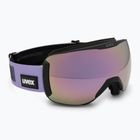 Slidinėjimo akiniai UVEX Downhill 2100 CV black matt/mirror lavender green