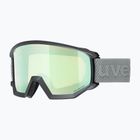 Slidinėjimo akiniai UVEX Athletic CV black matt/mirror opal colorvision yellow