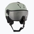 Slidinėjimo šalmas UVEX Instinct Visor oxid green matt/mirror silver/smoke