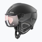 Slidinėjimo šalmas UVEX Wanted Visor Pro V black matte