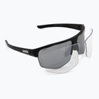 Akiniai nuo saulės UVEX Axos Set black matt/mirror silver/clear