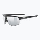 Akiniai nuo saulės UVEX Axos Set black matt/mirror silver/clear
