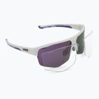 Akiniai nuo saulės UVEX Axos Set white matt/mirror purple/clear