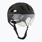 Dviračio šalmas UVEX Stride Visor black matt/litemirror silver