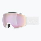 Slidinėjimo akiniai UVEX Victorious FM S1 white matt/mirror rose