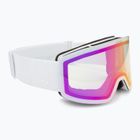 Slidinėjimo akiniai UVEX Provoqe V white matt/vario pink mirror