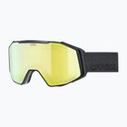 Slidinėjimo akiniai UVEX Gravity FM black matt/mirror yellow/orange/clear