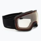 Slidinėjimo akiniai UVEX Victorious Pro V black matt/vario red mirror