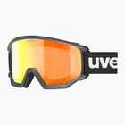 Slidinėjimo akiniai UVEX Athletic CV black/mirror red