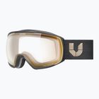 Slidinėjimo akiniai UVEX Ultimate Victorious Pro V S0-S4 black matt/vario red mirror