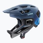 Vaikiškas dviratininko šalmas UVEX React Fullface Jr dusk blue matt