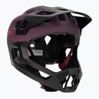 Vaikiškas dviratininko šalmas UVEX React Fullface Jr cranberry matt