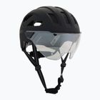 Dviračio šalmas UVEX Stride Visor black matt/lite mirror silver